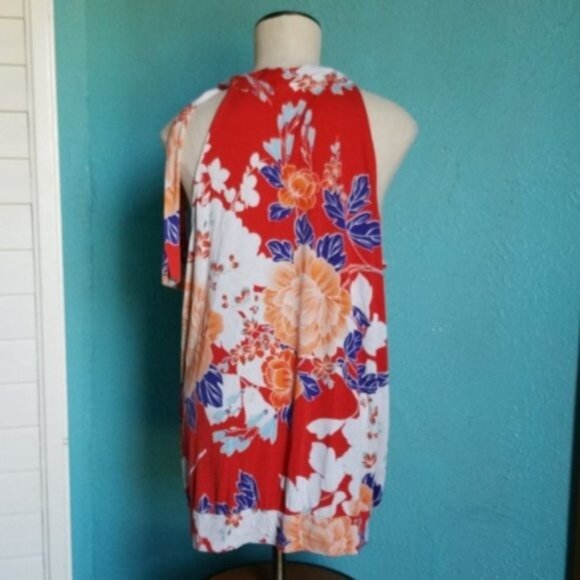 Top ANA Shirt Top Sleeveless Blouse Hi Tie Women's Size Extra Large - Picture 4 of 9